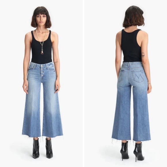 MOTHER Denim - MOTHER "The Pixie Roller Ankle Fray" Jeans Size 27